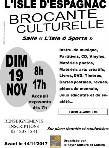 Brocante culturelle 2017